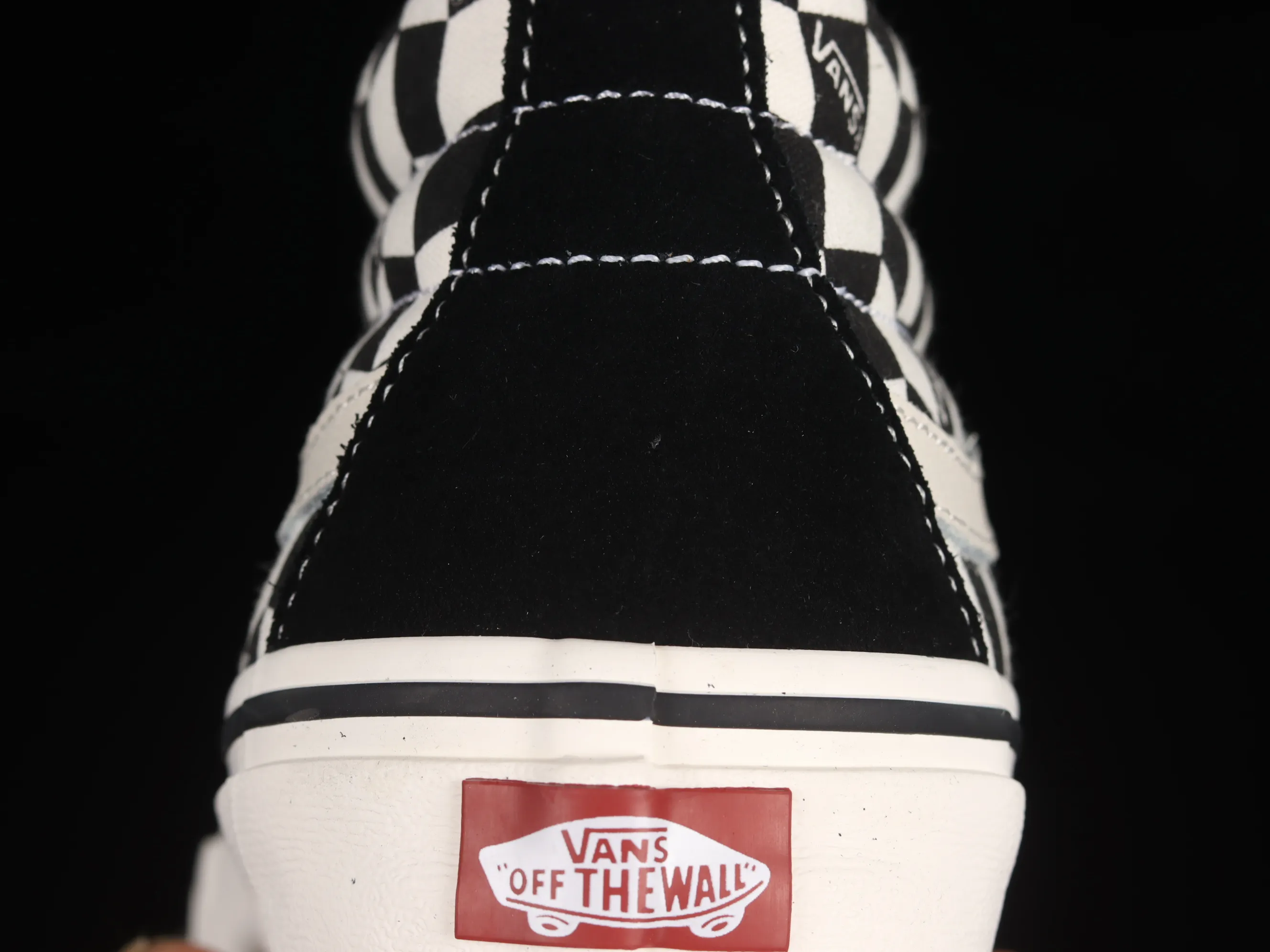 All categories Vans Vans series Vans Mid Vans China Vans Sk8-Mid Vans official black and white checkerboard Chinese casual sneakers VN0A391FJB2